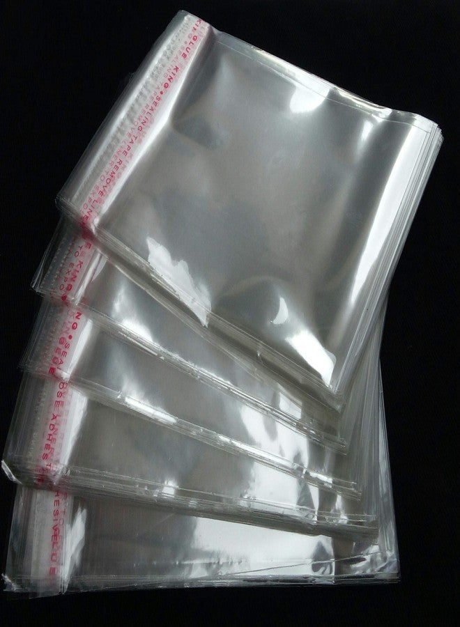 WONIRY Plastic Polythene Packing Clear Bags Transparent Pouches For Garments Clothes Saree Shirt Etc Self Adhesive Bopp Bags Pack of 100, (13"×18" Inch) - Image 3